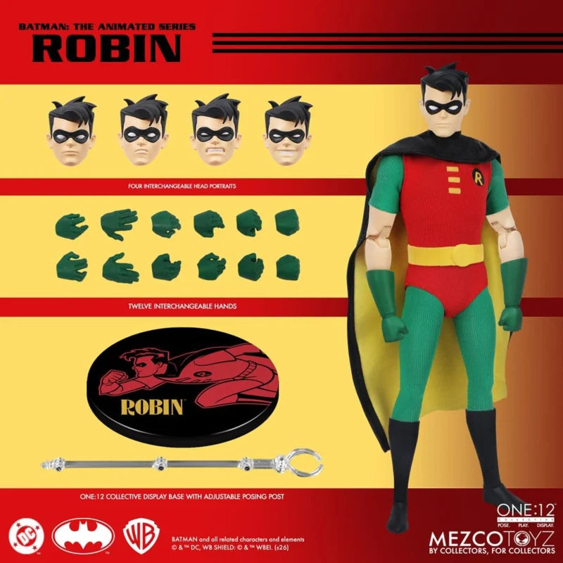 Mezco DC Comics 1/12 Batman: La serie animada Robin