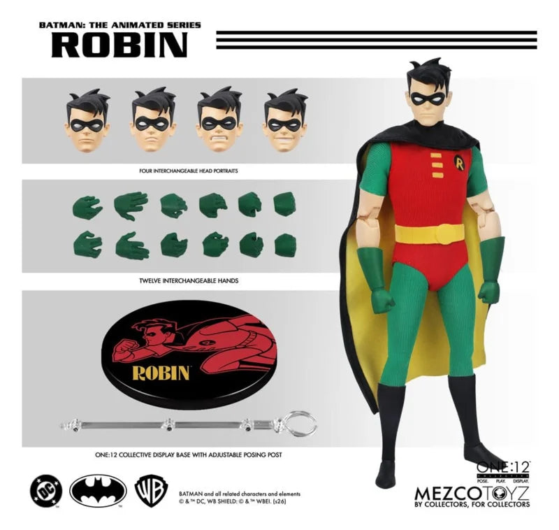 Mezco DC Comics 1/12 Batman: La serie animada Robin