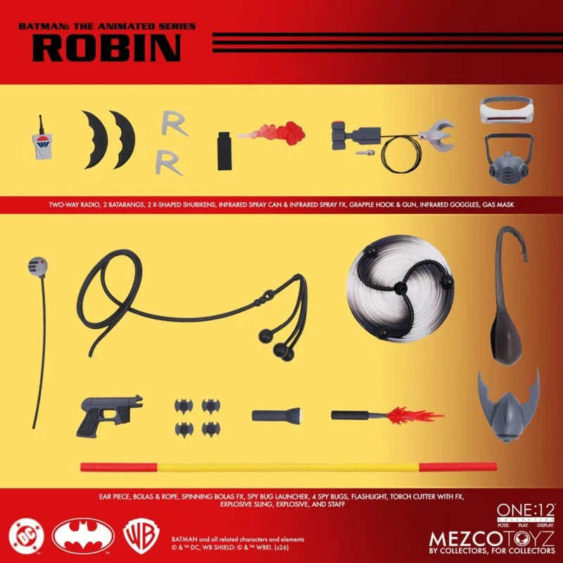 Mezco DC Comics 1/12 Batman: La serie animada Robin