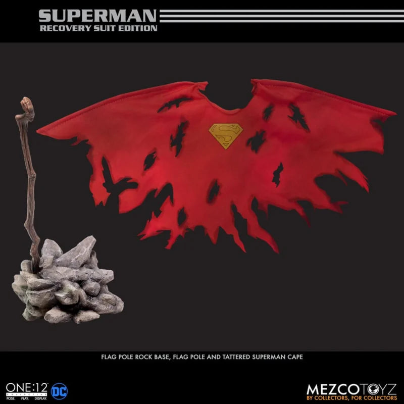 Mezco DC Comics Superman 1/12 (Édition Costume de récupération)