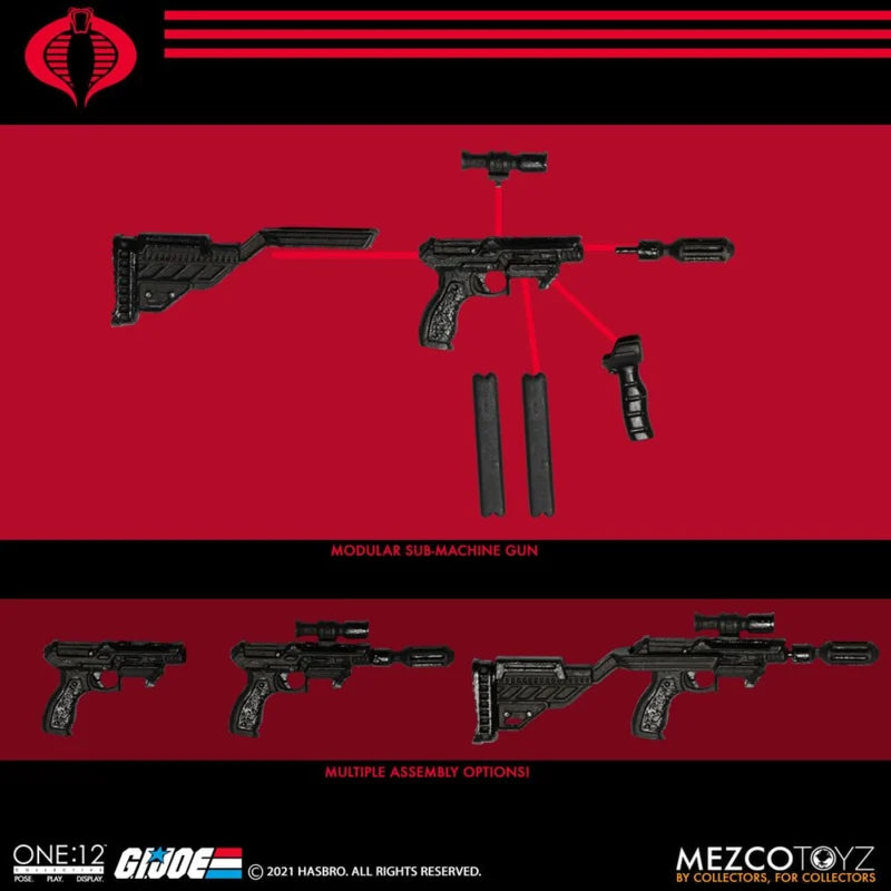 Mezco G.I. Joe Light-Up Action Figure 1/12 Destro