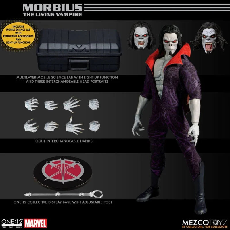 Mezco Marvel Universe Light-Up AF 1/12 Morbius
