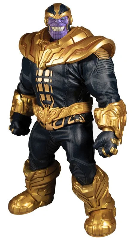 Figura de acción Mezco Marvel Universe Thanos a escala 1/12 con luz