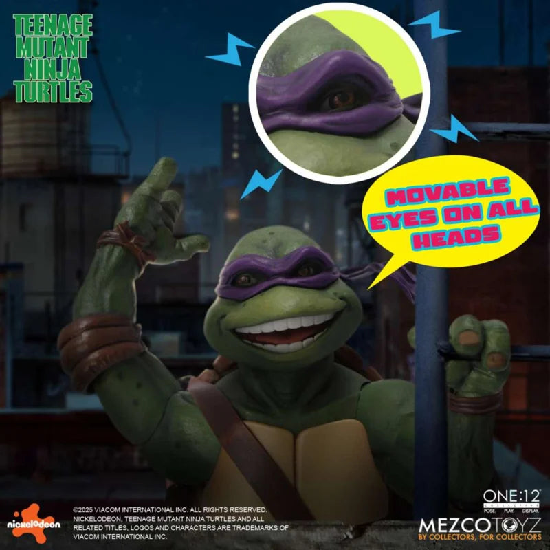 Mezco One 12 collective box set 1/12 Teenage Mutant Ninja Turtles (1990 Movie)