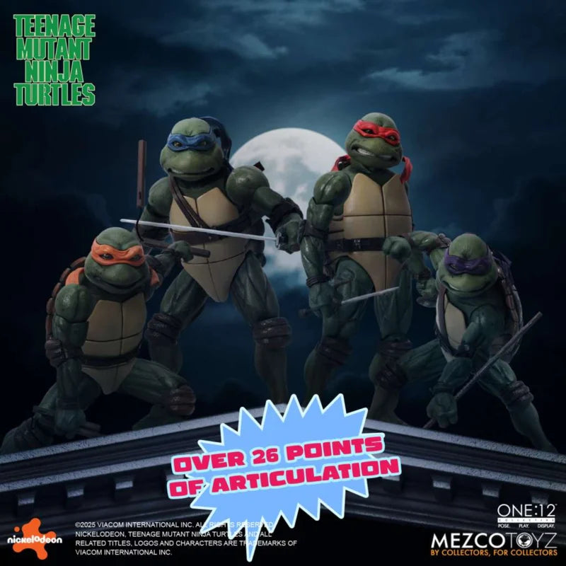 Mezco One 12 collective box set 1/12 Teenage Mutant Ninja Turtles (1990 Movie)