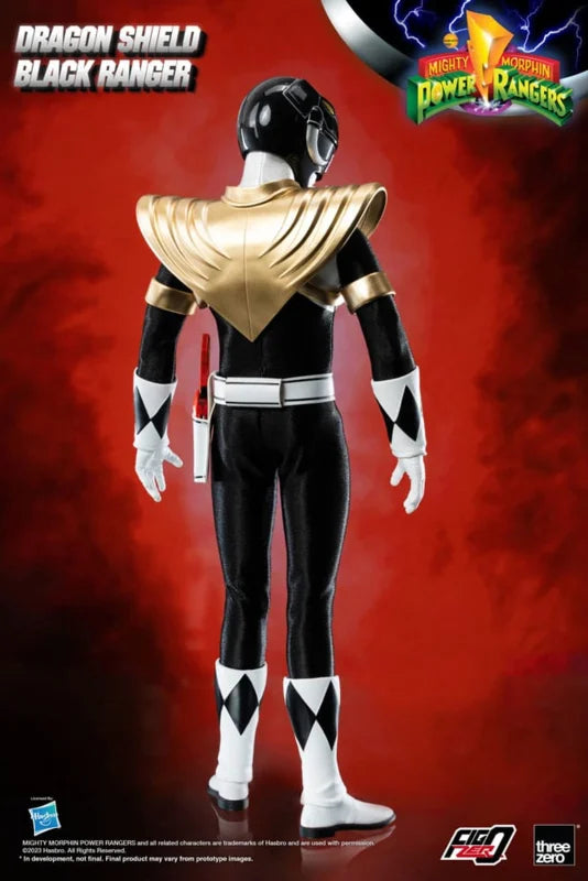 Mighty Morphin Power Rangers FigZero 1/6 Dragon Shield Black Ranger