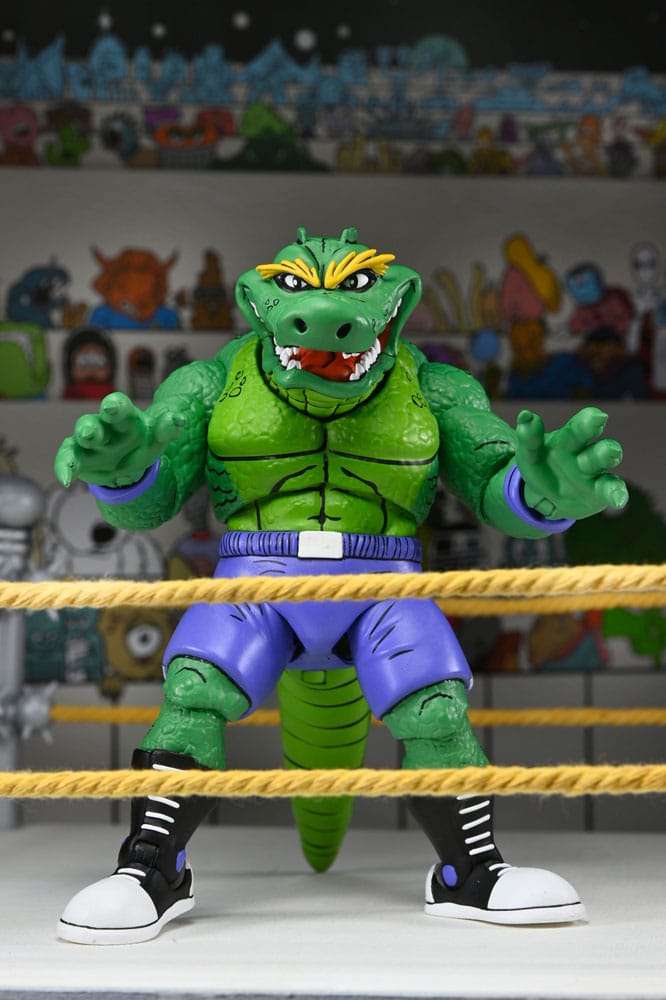 Neca Tortugas Ninja Archie Comics Stump Wrestling Leatherhead