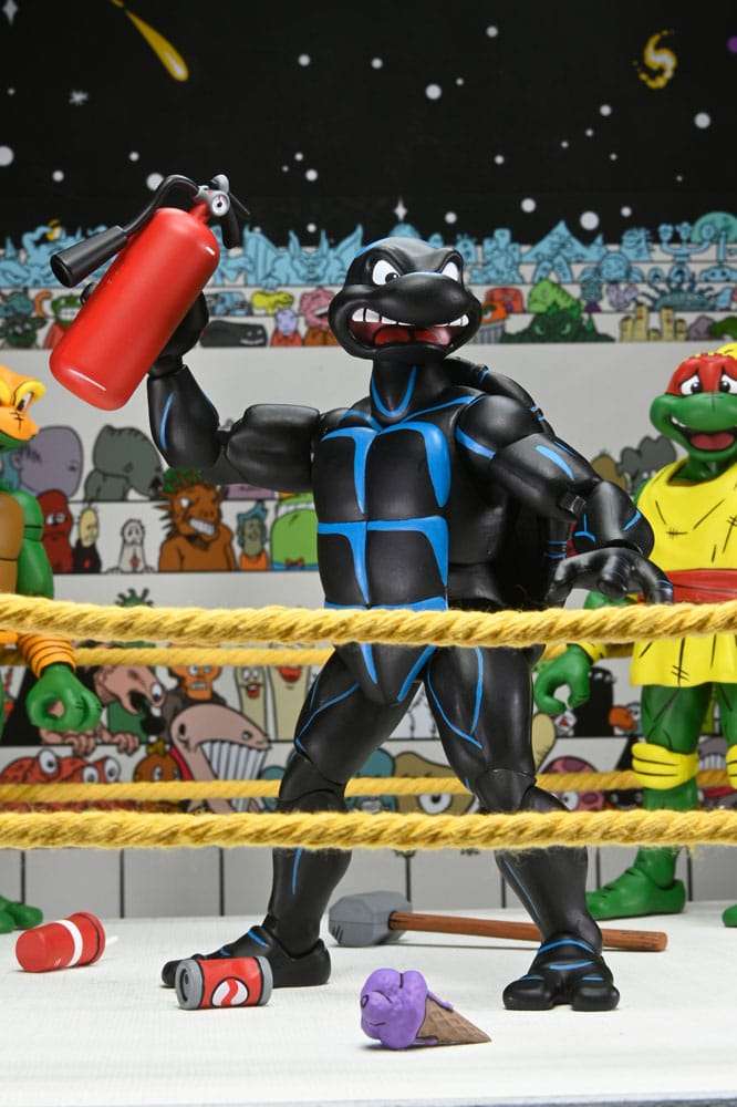 Neca Teenage Mutant Ninja Turtles Archie Comics Stump Wrestling Turtles 4-pack