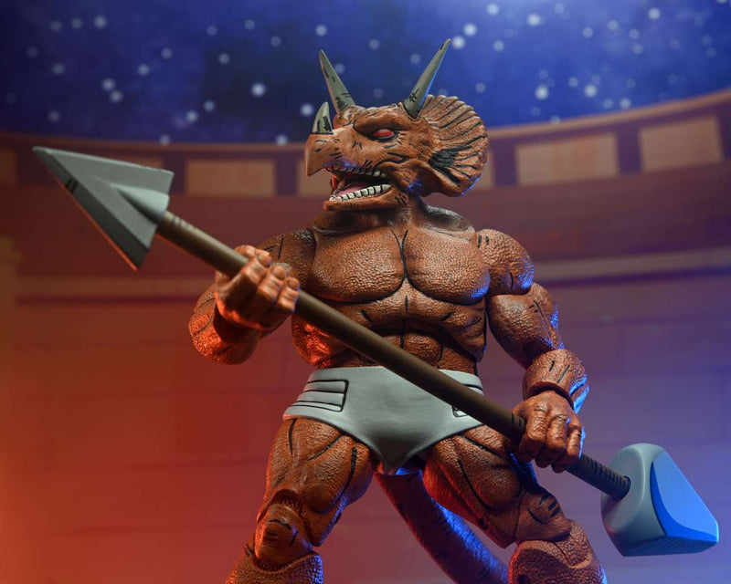 Neca Teenage Mutant Ninja Turtles MIrage Comic Triceraton Galdiato