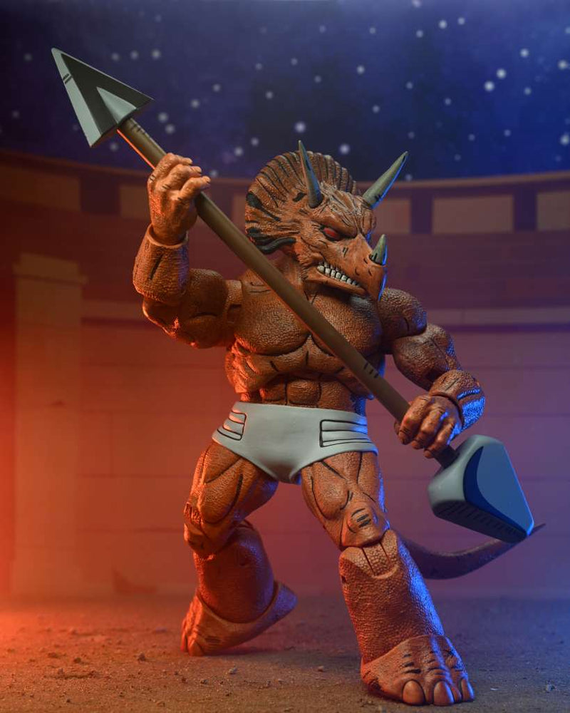 Neca Teenage Mutant Ninja Turtles MIrage Comic Triceraton Galdiato