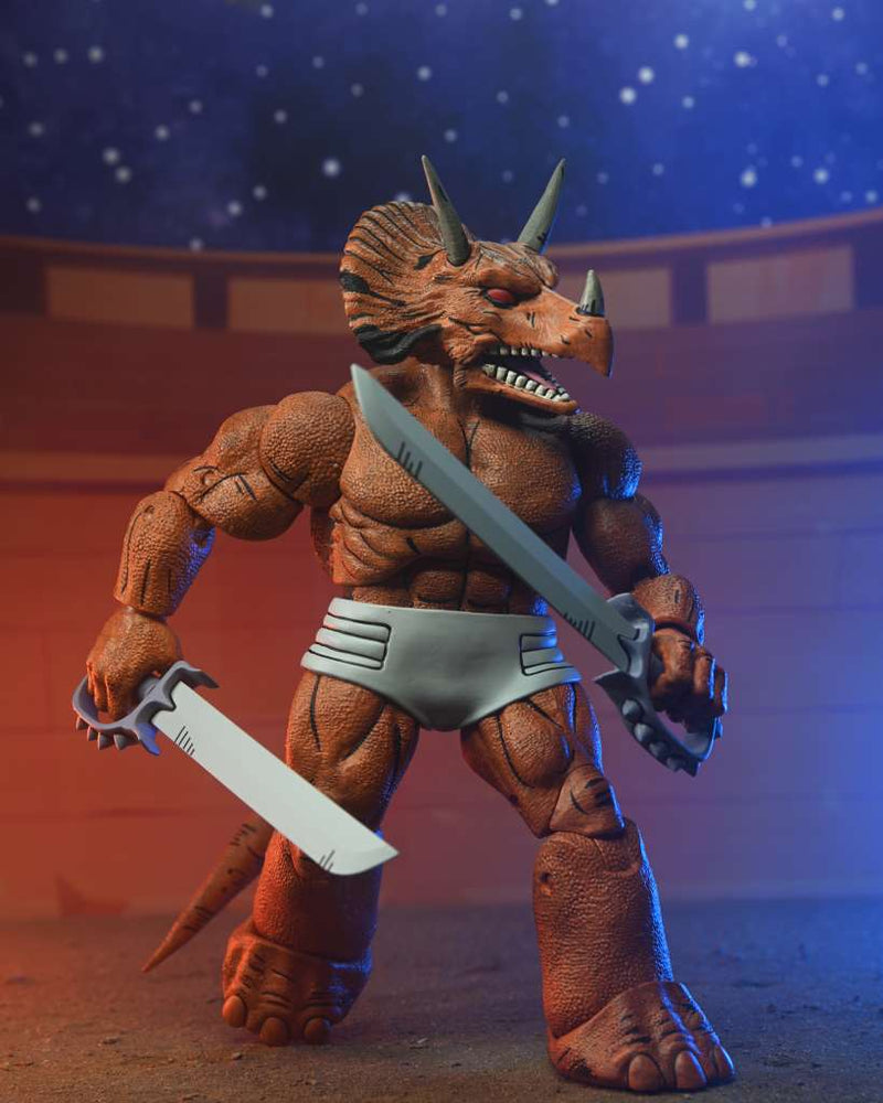 Neca Teenage Mutant Ninja Turtles MIrage Comic Triceraton Galdiato