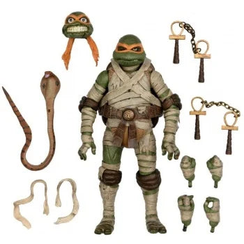 Figurine Ultimate Michelangelo Neca Universal Monsters x TMNT