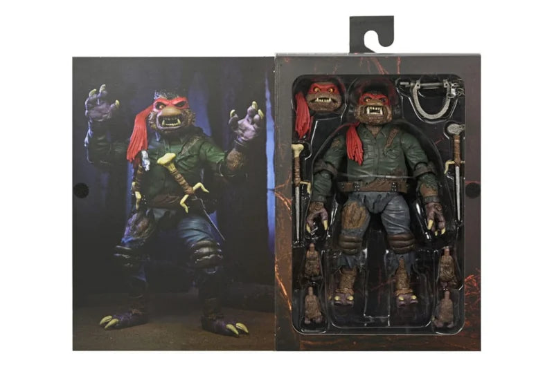 Neca Universal Monsters x Teenage Mutant Ninja Turtles Ultimate Raphael como The Wolfman