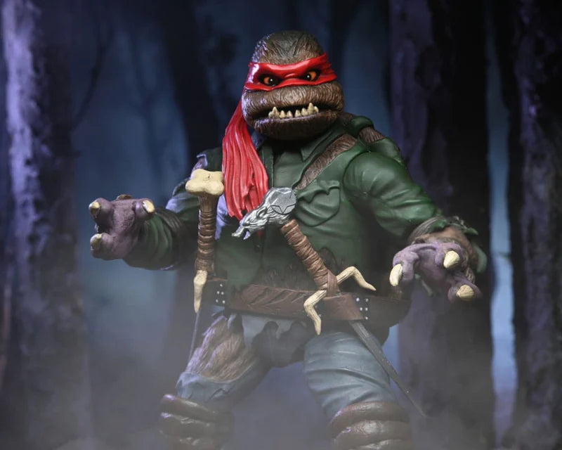 Neca Universal Monsters x Teenage Mutant Ninja Turtles Ultimate Raphael como The Wolfman