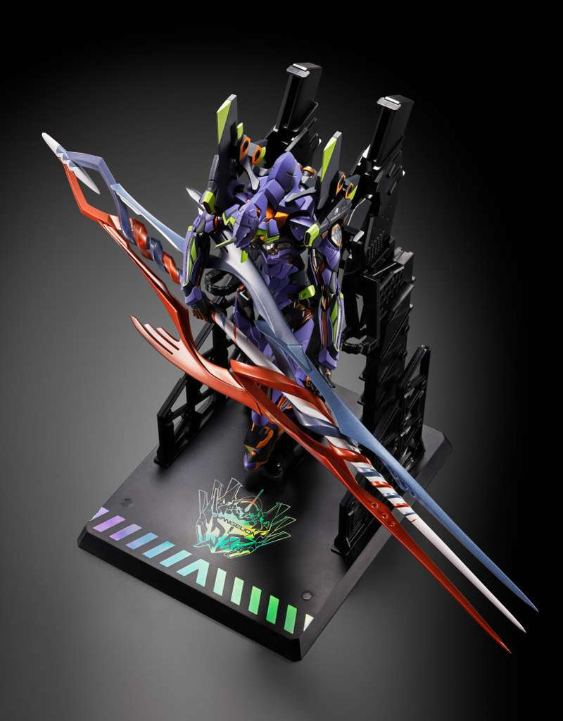 Neon Genesis Evangelion Test Type-01 Metal Build 30th with the spear of Gaius