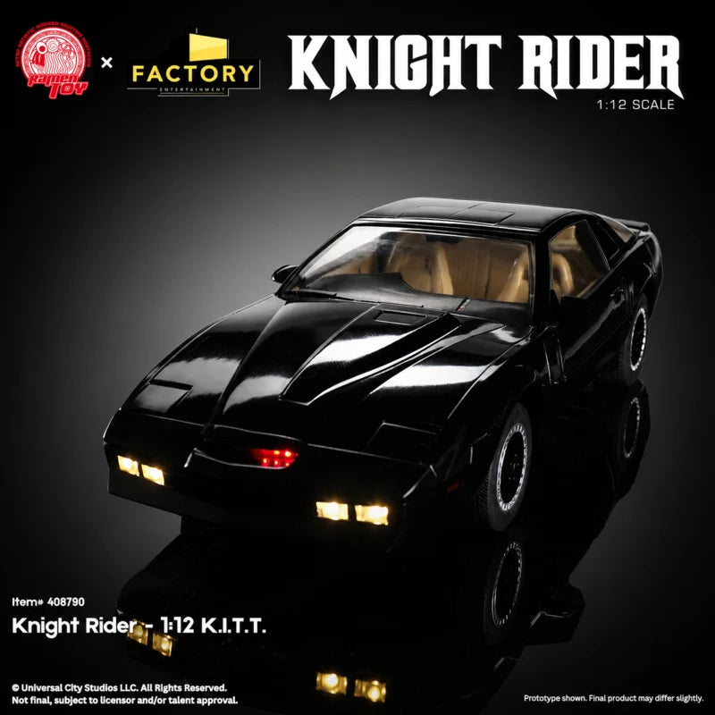 Ramen Toy x Factory Entertainment 1/12 Knight Rider K.I.T.T. & Michael Knight