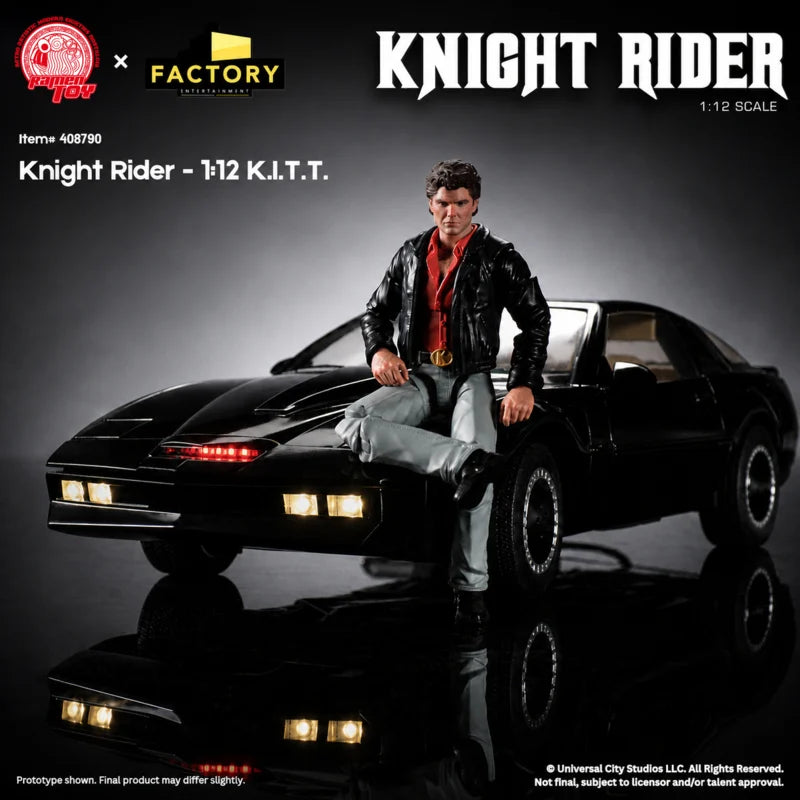 Ramen Toy x Factory Entertainment 1/12 Knight Rider K.I.T.T. & Michael Knight