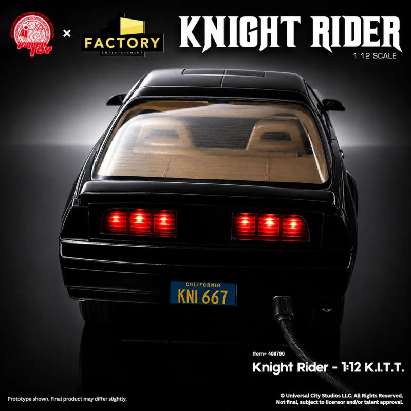 Ramen Toy x Factory Entertainment 1/12 Knight Rider K.I.T.T. & Michael Knight