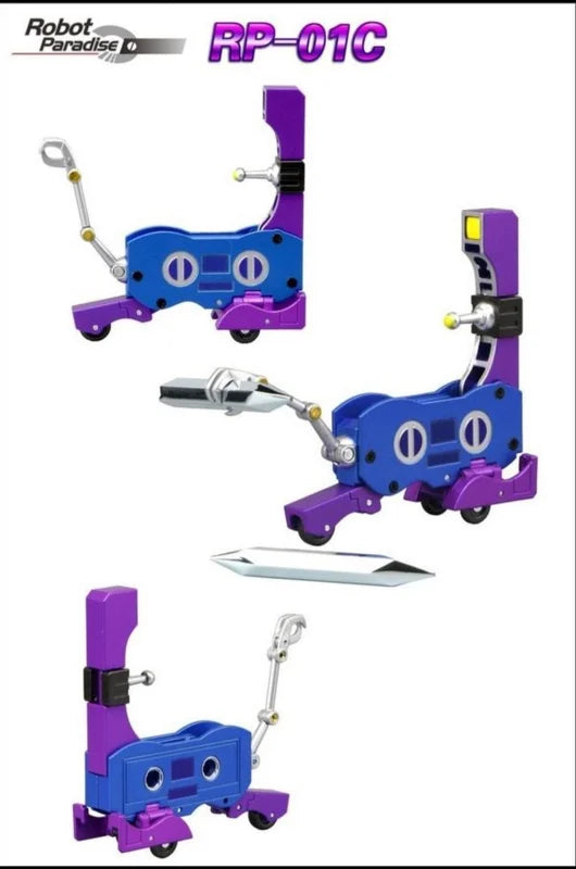 Robot Paradise RP-01C Buzzsaw, Overkill, Autoscout & Slugfest