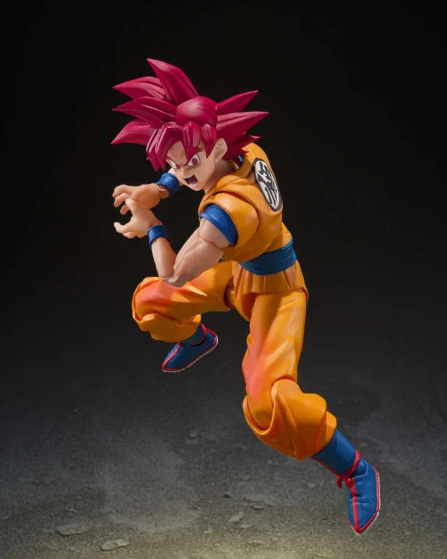 S.H. Figuarts Dragon Ball Super Saiyan God Son Goku God Aura