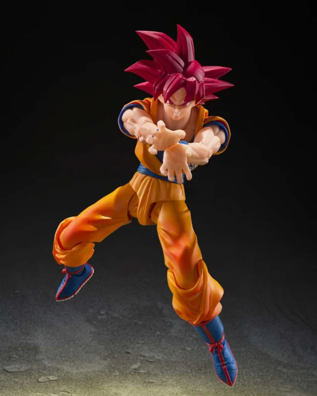 S.H. Figuarts Dragon Ball Super Saiyan God Son Goku God Aura