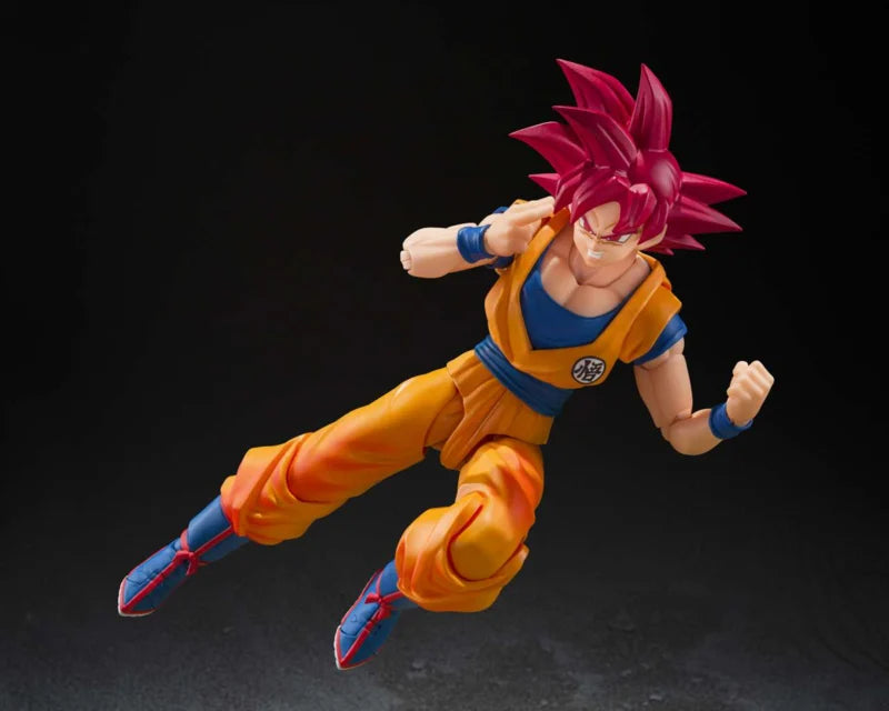 S.H. Figuarts Dragon Ball Super Saiyan God Son Goku God Aura