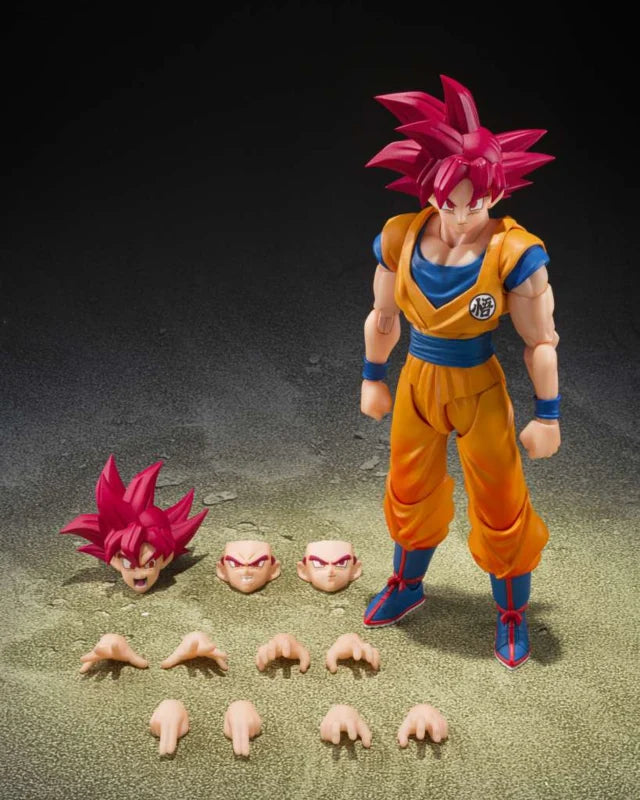 S.H. Figuarts Dragon Ball Super Saiyan God Son Goku God Aura