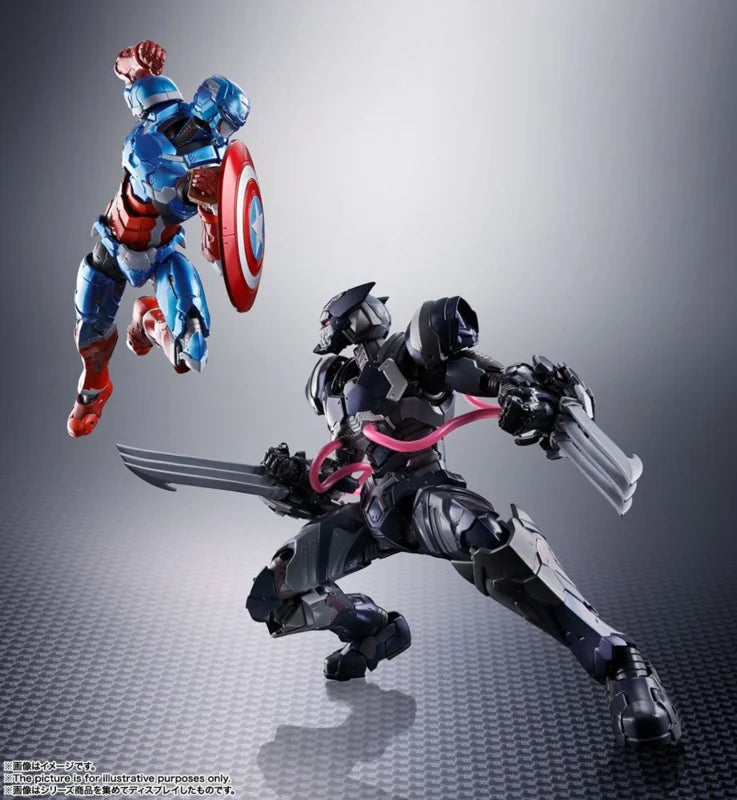 S.H. Figuarts Tech-On Avengers Venom Symbiote Wolverine