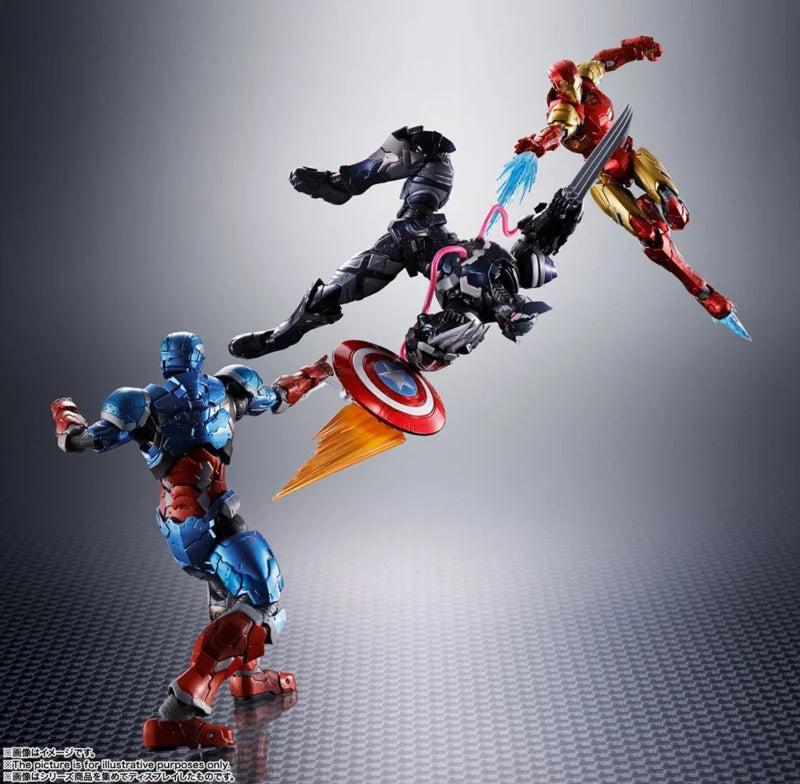 S.H. Figuarts Tech-On Avengers Venom Symbiote Wolverine