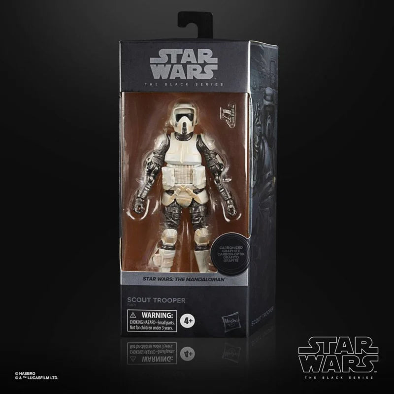 Star Wars Black Series Figura de Acción Scout Trooper Carbonized [Producto de importación]
