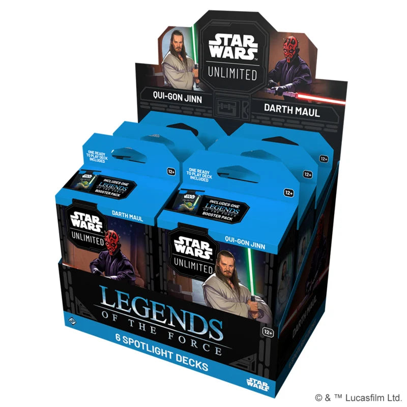Star Wars™: Unlimited - Mazo destacado Leyendas de la Fuerza (2 mazos)