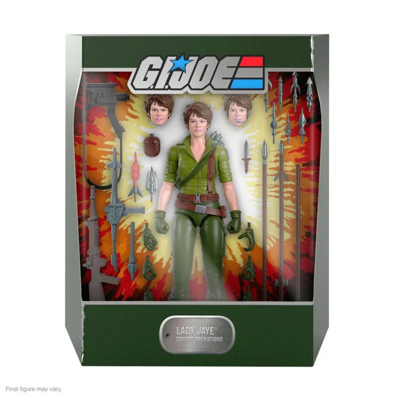 Figura de acción Super7 G.I. Joe Ultimates Lady Jaye