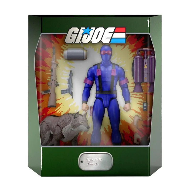 Figurine articulée Super7 G.I. Joe Ultimates Snake Eyes [Real American Hero]