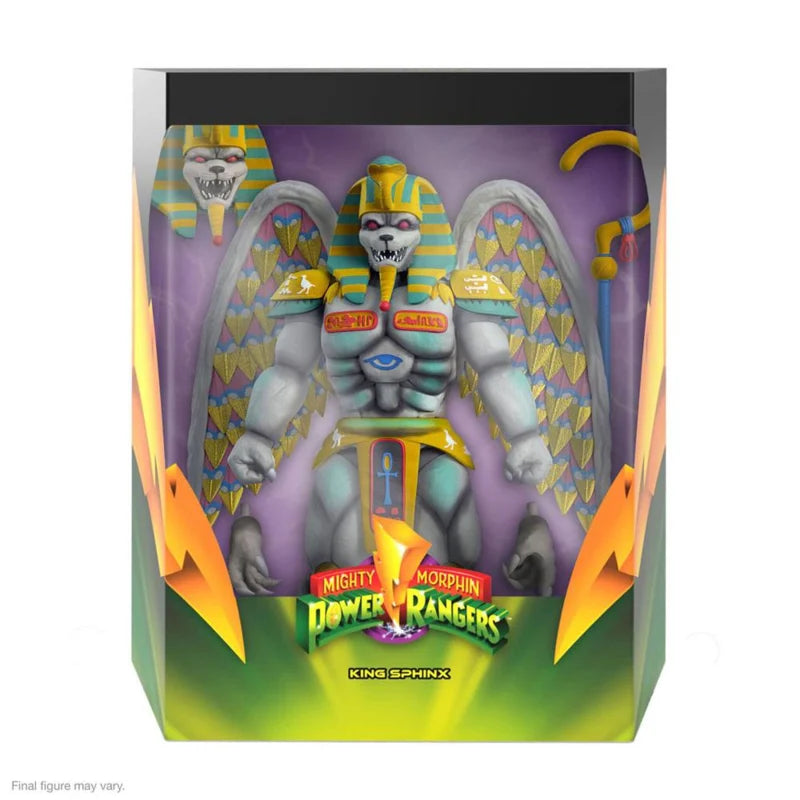 Figura de acción Super7 Mighty Morphin Power Rangers Ultimates King Sphinx