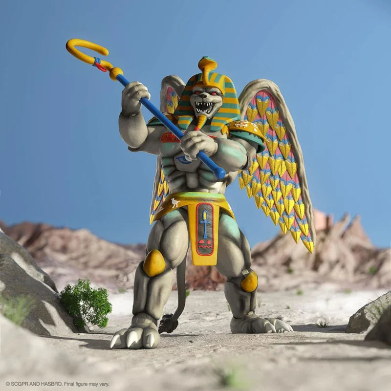 Figura de acción Super7 Mighty Morphin Power Rangers Ultimates King Sphinx