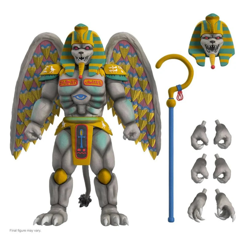 Figura de acción Super7 Mighty Morphin Power Rangers Ultimates King Sphinx