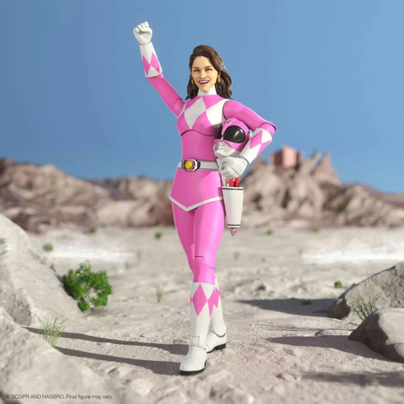 Figurine articulée Super7 Mighty Morphin Power Rangers Ultimates Pink Ranger