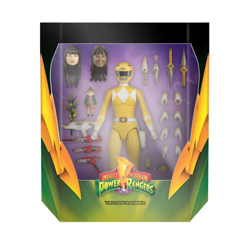 Figurine Super7 Ultimates Mighty Morphin Power Rangers Ranger Jaune