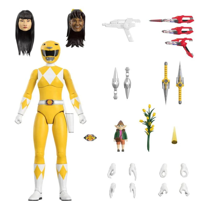 Figurine Super7 Ultimates Mighty Morphin Power Rangers Ranger Jaune