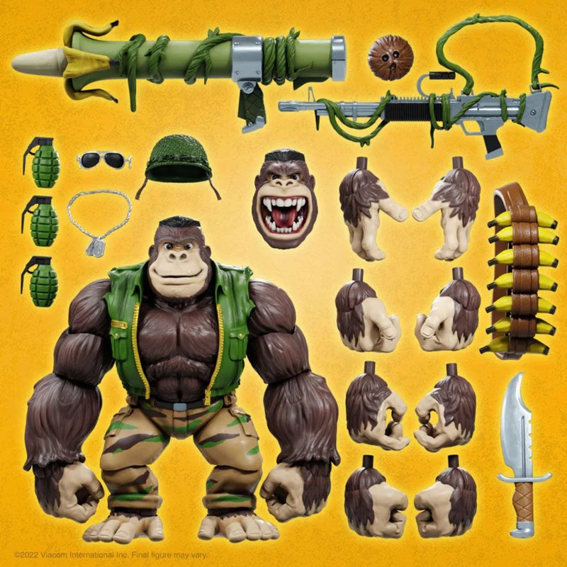 Super7 Teenage Mutant Ninja Turtles Ultimates Guerrilla Gorilla