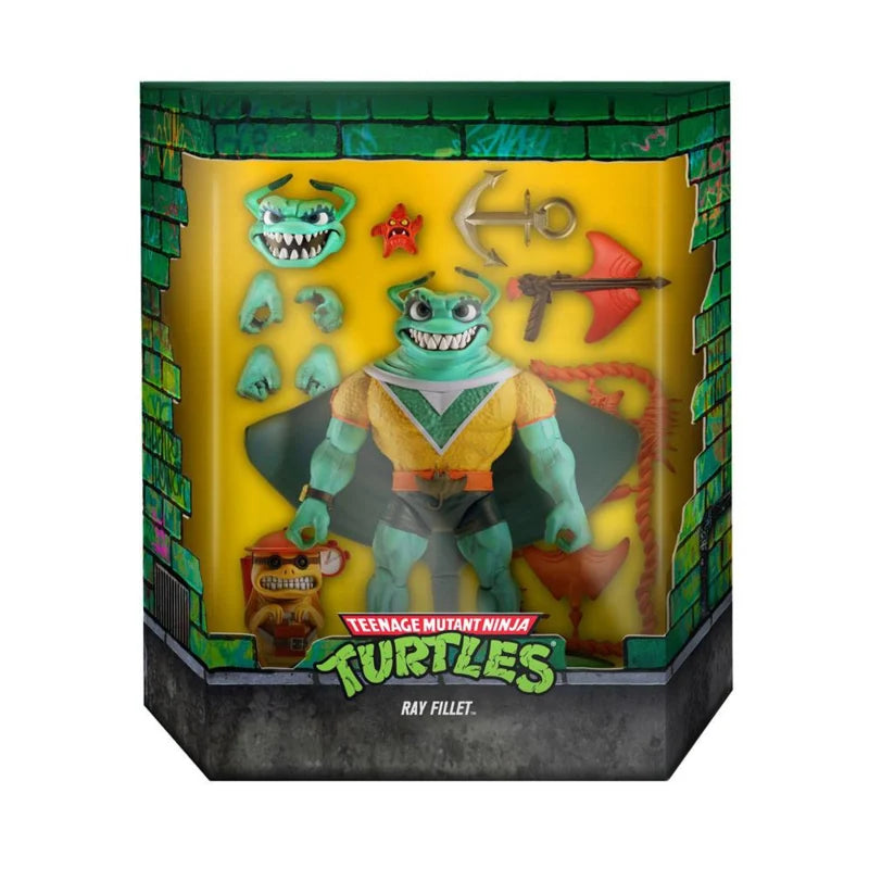 Figurine Super7 Teenage Mutant Ninja Turtles Ultimates Ray Fillet