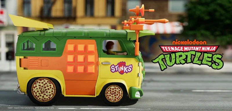 Véhicule Party Wagon Ultimates Tortues Ninja de Super7