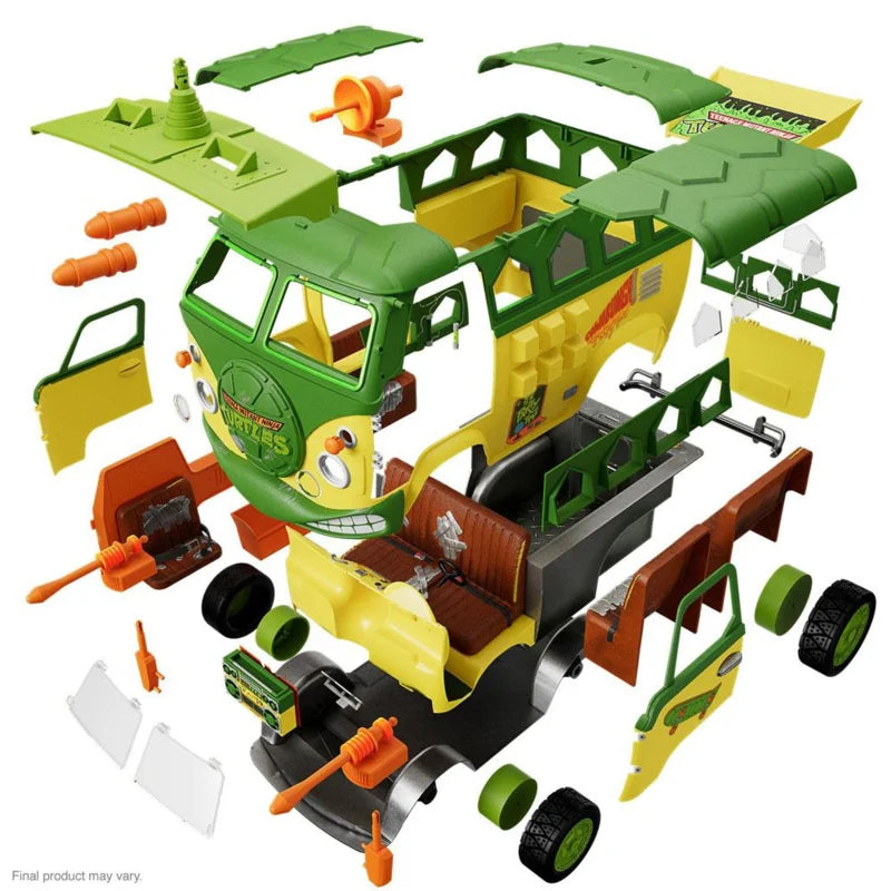 Véhicule Party Wagon Ultimates Tortues Ninja de Super7