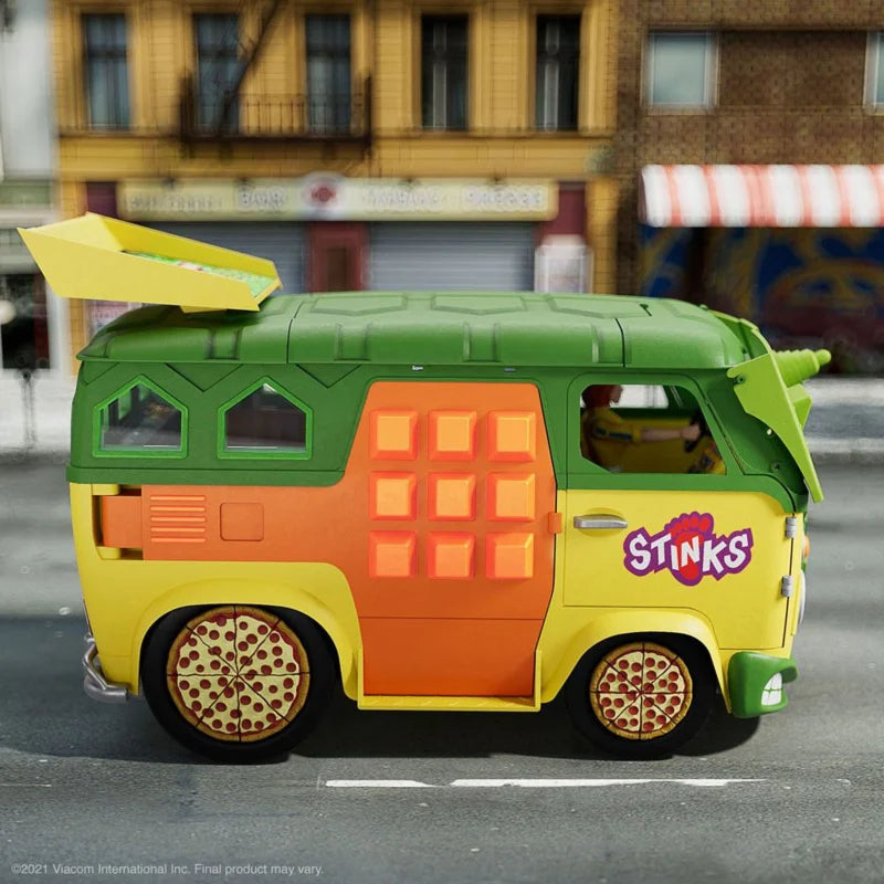 Véhicule Party Wagon Ultimates Tortues Ninja de Super7