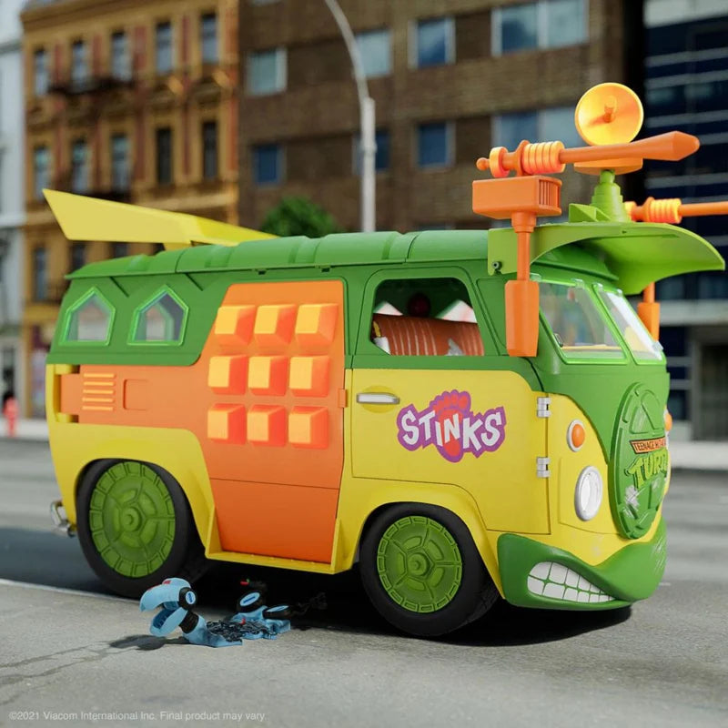 Véhicule Party Wagon Ultimates Tortues Ninja de Super7