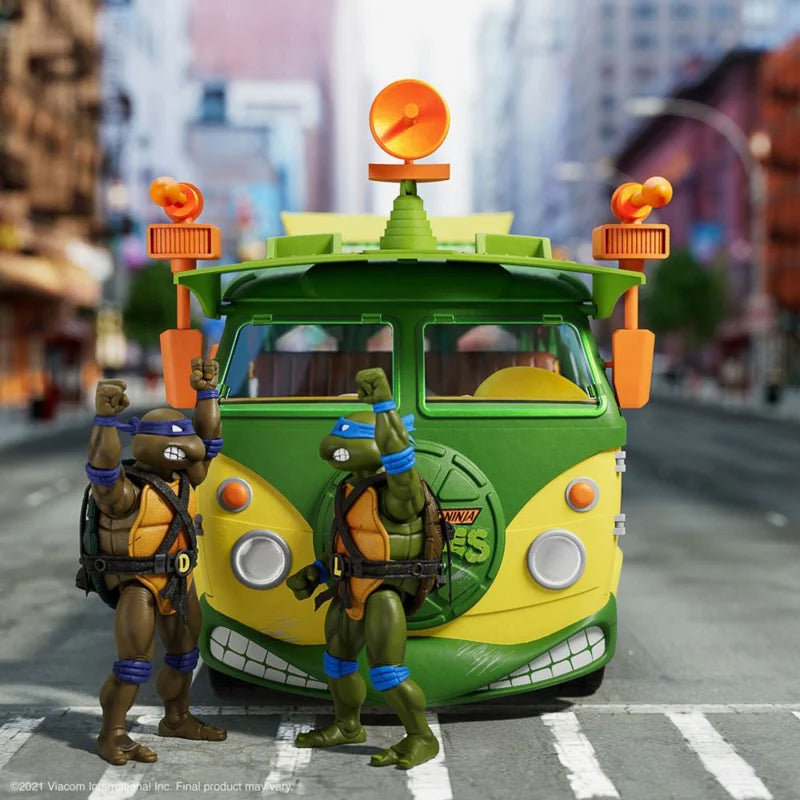 Véhicule Party Wagon Ultimates Tortues Ninja de Super7