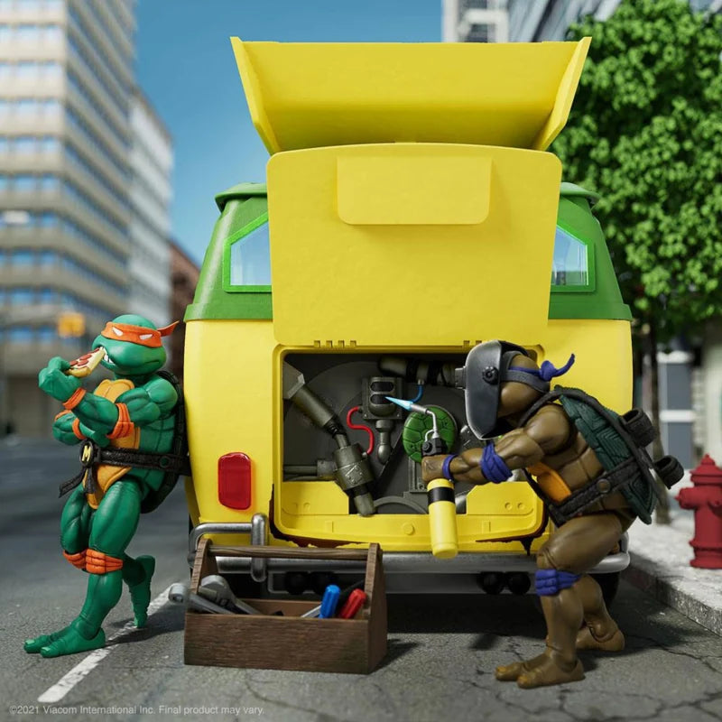 Véhicule Party Wagon Ultimates Tortues Ninja de Super7