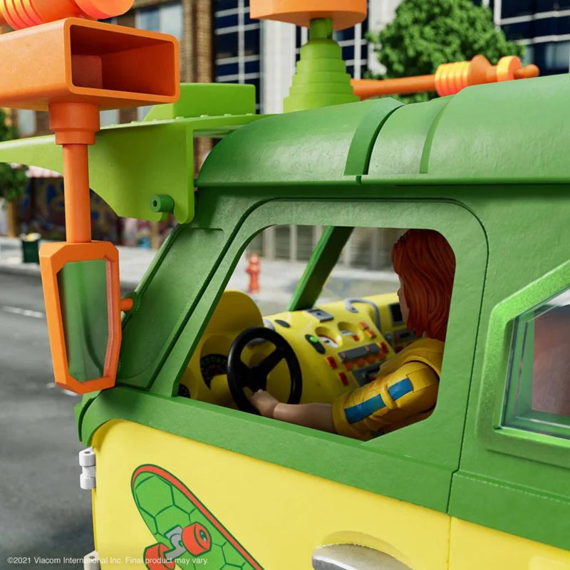 Véhicule Party Wagon Ultimates Tortues Ninja de Super7