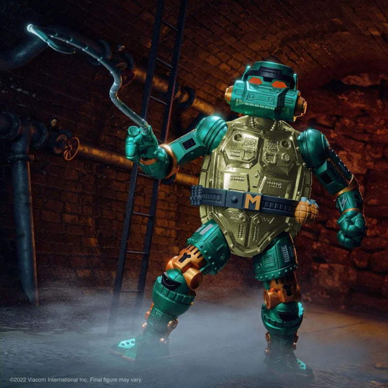 Super7 Teenage Mutant Ninja Turtles Ultimates Warrior Metalhead Michelangelo