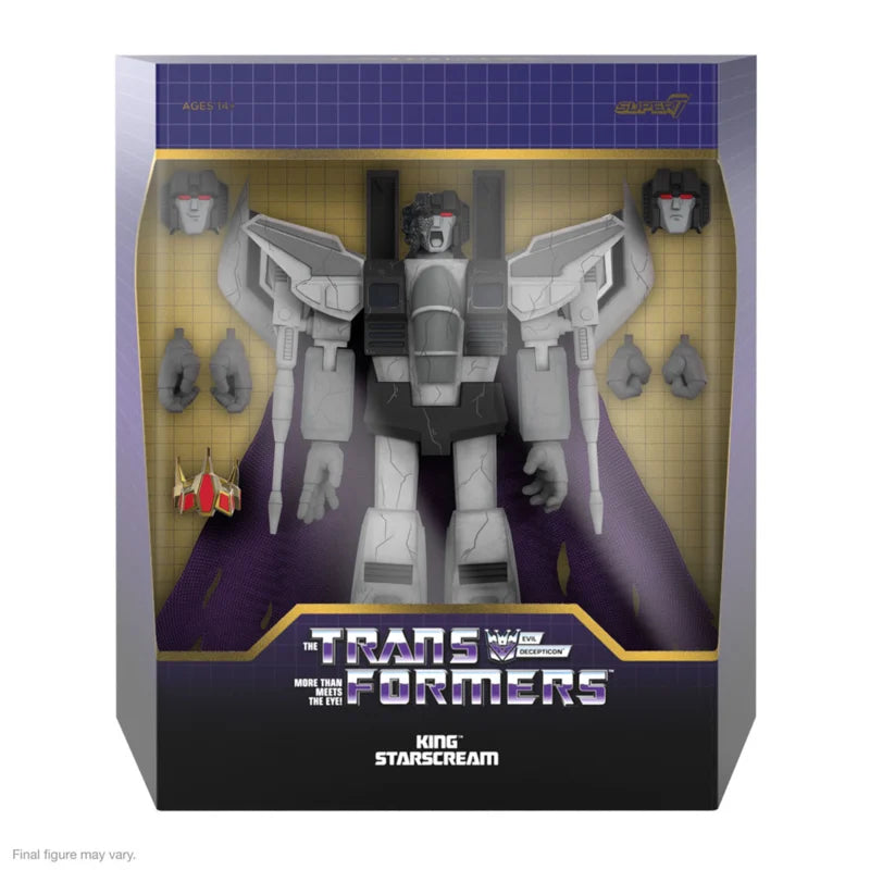 Super7 Transformers Ultimates Figurine King Starscream (The Fallen) - Précommande